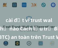 cài đặt ví trust wallet như thế nào Cách lưu trữ Bitcoin (BTC) an toàn trên Trust Wallet tại Việt Nam