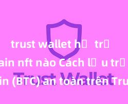 trust wallet hỗ trợ blockchain nft nào Cách lưu trữ Bitcoin (BTC) an toàn trên Trust Wallet tại Việt Nam